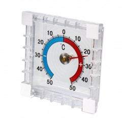 Термометр "Уличный" пластик, 7,5х7,5 см